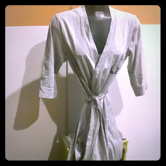 3/4 La Vie En Rose cotton robe - Picture 1 of 6